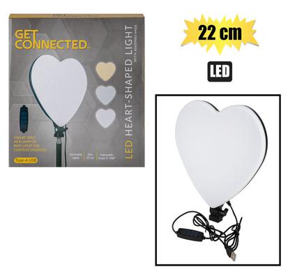 MOBILE HEART LIGHT 22cm WHITE product image