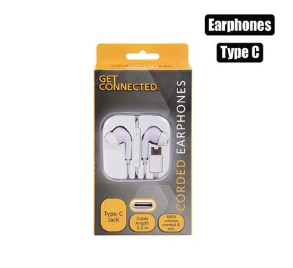 EARPHONES WITH MIC + VOLUME - TYPE C product image