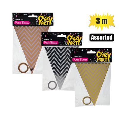 PARTY BANNER FLAGS ASSORTED product image