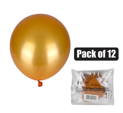 BALLOONS HELIUM 1PC GOLD F-01 product image