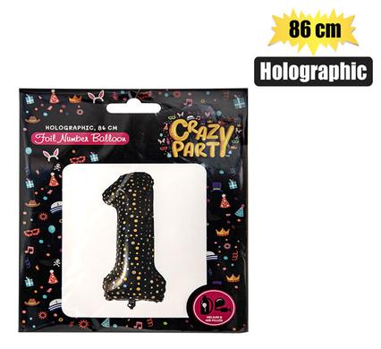 BALLOON HELIUM FOIL HOLO 1 86cm F-03 product image