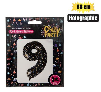 BALLOON HELIUM FOIL HOLO 9 86cm F-03 product image