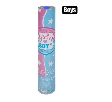 PARTY GENDER REVEAL CONFETTI CANNON-BLUE product image