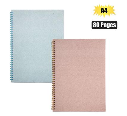 NOVELTY NOTEBOOK GLITTER A4 SPIRAL 80PG product image