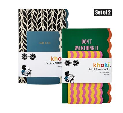 NOVELTY NOTEBOOK SET OF 2 PATTERNED product image