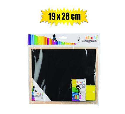 BOARD BLACK+CHALK+SPONGE 28x19cm product image