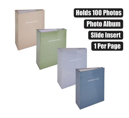 PHOTO ALBUM 100-PHOTO PASTEL ASSTD product image
