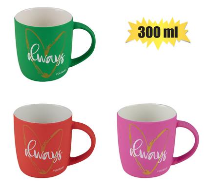 MUG OCCASIONS LOVE ALWAYS HEART 300ml product image