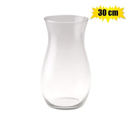 VASE GLASS FLORIST CLAUDIA 30CM CLEAR product image