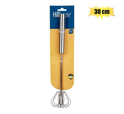 EGG-WHISK S/S 30cm ROTARY PUSH product image
