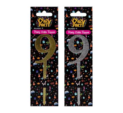 CAKE TOPPER-BIRTHDAY NUMBER 9 1PC product image
