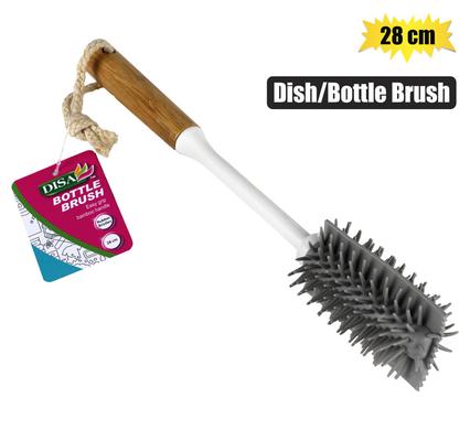 DISH/BOTTLE BRUSH RUBBER BRISTLE 28cm product image