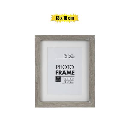 PICTURE-FRAME MDF 13x18cm RUSTIC GREY product image