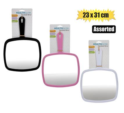 MIRROR HAND PL LARGE 23X31CM ASSTD product image