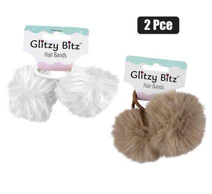 HAIR BAND SCRUNCHIE FLUFFY 2PC product image