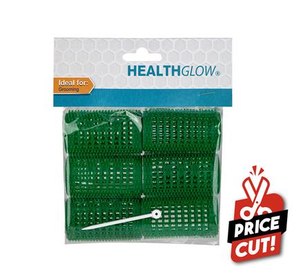 HAIR CURLERS PL 6PC LARGE GREEN product image