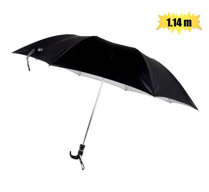 UMBRELLA GENTS FOLDUP BLK 1.14m DIA product image