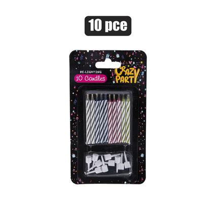 CANDLE BIRTHDAY RE-LIGHTING 10PC product image