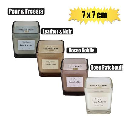 CANDLE IN GLASS SQAURE 7x7cm SCENTED product image