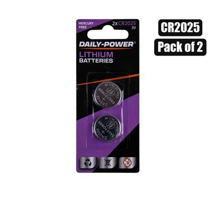 BATTERIES LITHIUM CR-2025(3V) / L12-2PCE product image