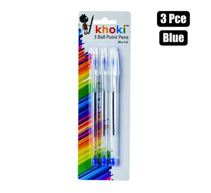 PEN BALL POINT 3PCE BLUE product image