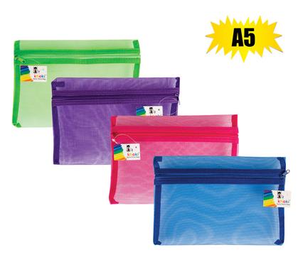 PENCIL CASE MESH COLOURS A5 ASSTD product image