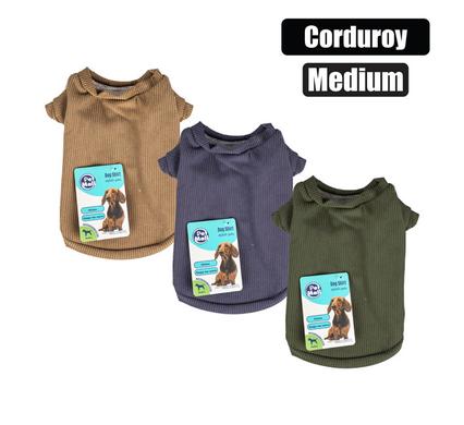 PET DOG SHIRT CORDUROY - MEDIUM product image