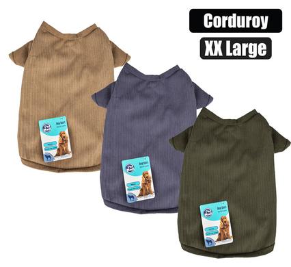 PET DOG SHIRT CORDUROY - XXLARGE product image