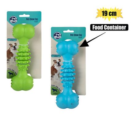 PET DOG TOY RUBBER BONE FOR TREATS product image