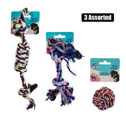 PET TOY PUPPY TUG CHEWS ASSORTED product image