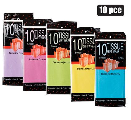 PAPER TISSUE 50x66cm 10xSHTS BRIGHTS product image