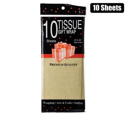PAPER TISSUE 50x66cm 10xSHTS GOLD product image