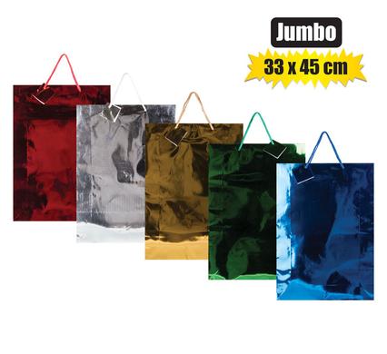 GIFT-BAG METALLIC PAPER JMB 33x45cm SOL product image