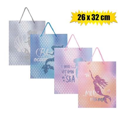 GIFT-BAG PPR LRG MERMAID 26x32cm product image