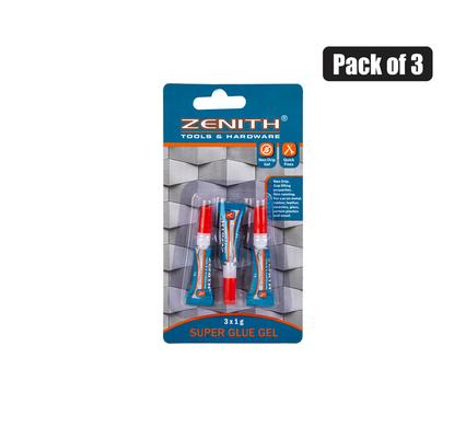 SUPERGLUE 1.0g GEL PACK-3 ZENITH product image