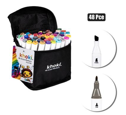 ART+CRAFT DUAL NIB ARTIST MARKERS 48PC product image
