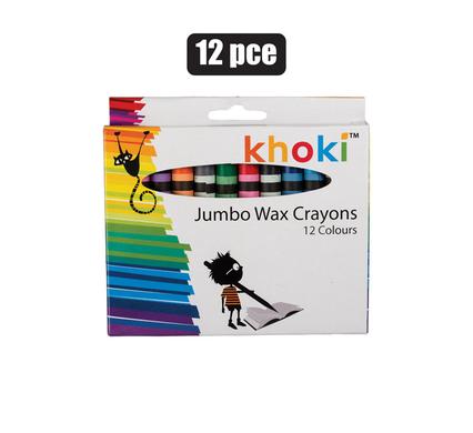 ART+CRAFT CRAYONS WAX JUMBO 12PCE product image