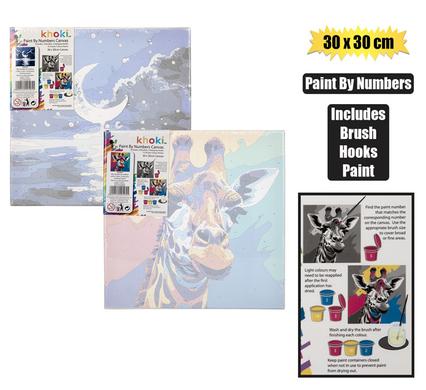 ART+CRAFT PAINT-BY-NUMBER CANVAS 30X30cm product image