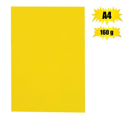 ART+CRAFT BOARD A4 160g SHEET YELLOW BR product image