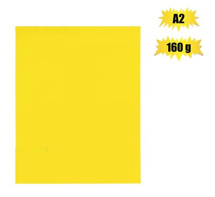 ART+CRAFT BOARD A2 160g SHEET YELLOW BR product image