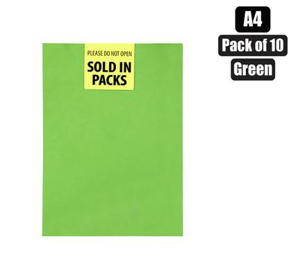 ART+CRAFT BOARD A4 160g SHEET GREEN 10PK product image