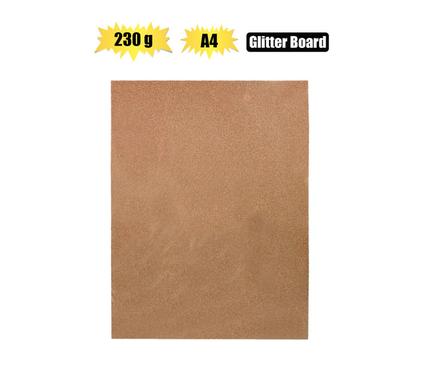 ART+CRAFT A4 GLITTER BOARD 230GSM RS GLD product image