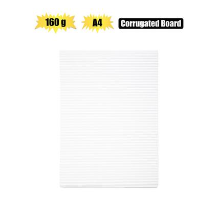 ART+CRAFT A4 CORRUGATED BOARD 160GSM WHT product image
