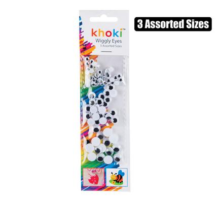 ART+CRAFT WIGGLY EYES 3 ASSTD SIZES product image