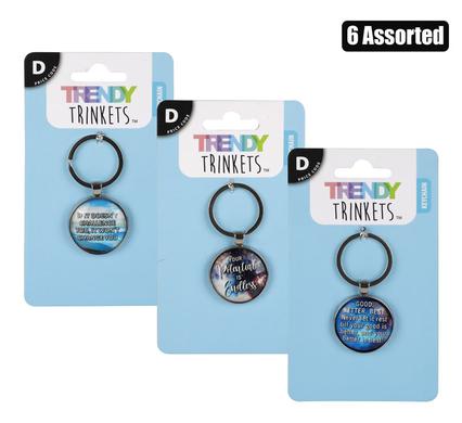 KEYCHAIN INSPIRATIONAL QUOTES ASSTD product image