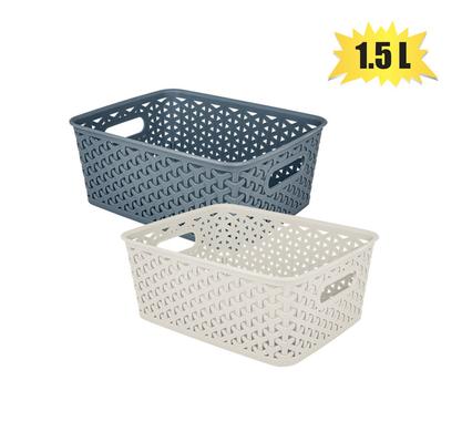 BASKET PL JUTE 1,5L 18x13x6cm product image