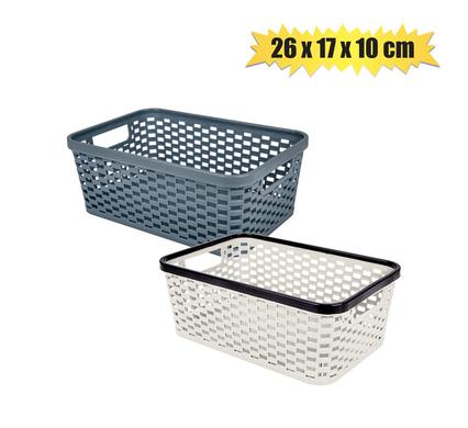 BASKET PL HONEYCOMB 26x17x10cm product image
