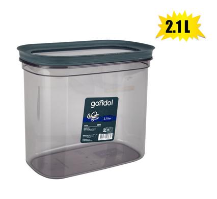 CANNISTER VINTO OVAL 2.10L SMOKE COLOR product image