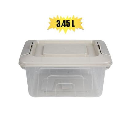 CONTAINER CLIP LOCK CLEAR BOX 3.45L product image