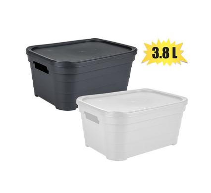 STORAGE BOX PYRAMID DESIGN W/LID 3.8L product image